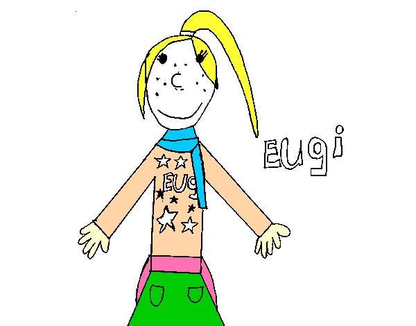 Dibujo Chica Eugi pintado por salomeb
