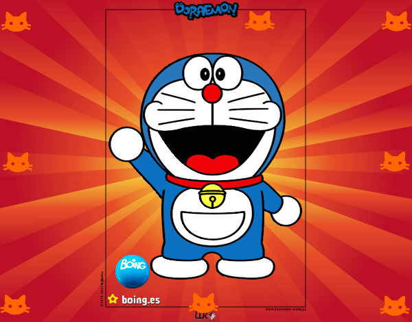 Dibujo Doraemon pintado por BEDIMAR 
