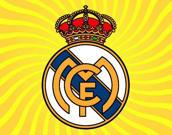 Dibujo Escudo del Real Madrid C.F. pintado por ivanvargs