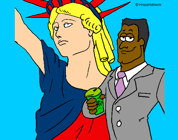Dibujo Estados Unidos de América pintado por Zorg