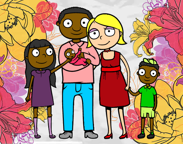 Dibujo Familia unida pintado por Zorg