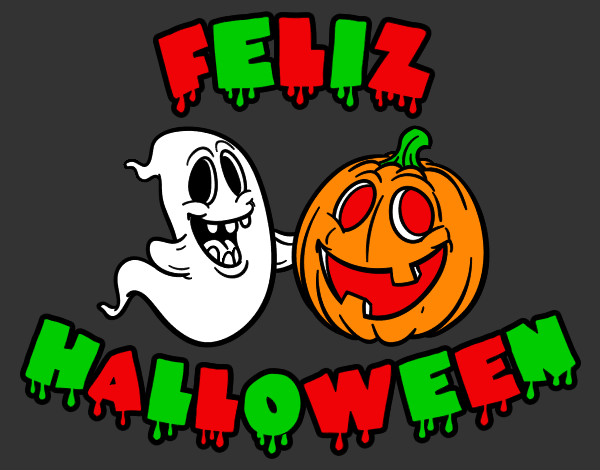 Dibujo Feliz Halloween pintado por LEGNA