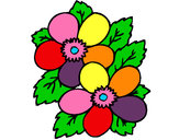 Dibujo Flores 1 pintado por salomeb