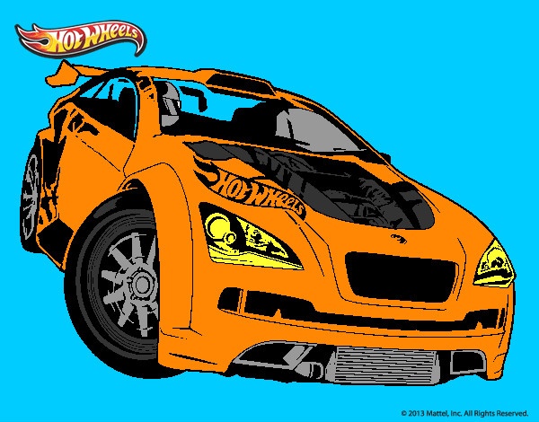 Dibujo Hot Wheels Megane Trophy pintado por diego2008