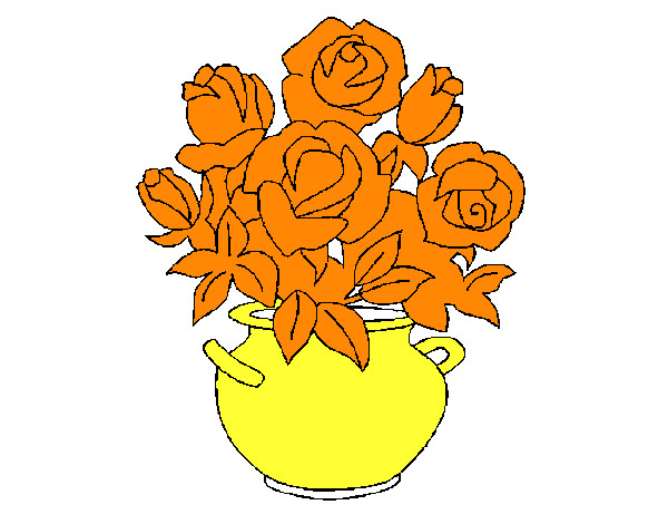 Dibujo Jarrón de flores 1 pintado por salomeb