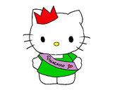 Dibujo Kitty princesa pintado por LEGNA