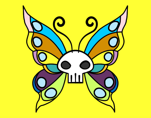 Dibujo Mariposa Emo pintado por MUSITA