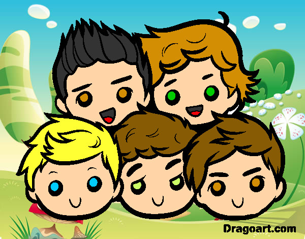 Dibujo One Direction 2 pintado por wilfra