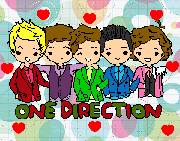 Dibujo One direction pintado por sandysotel