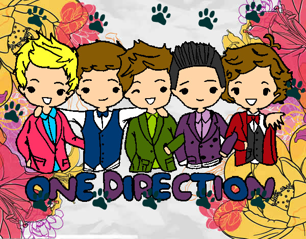 Dibujo One direction pintado por sandysotel