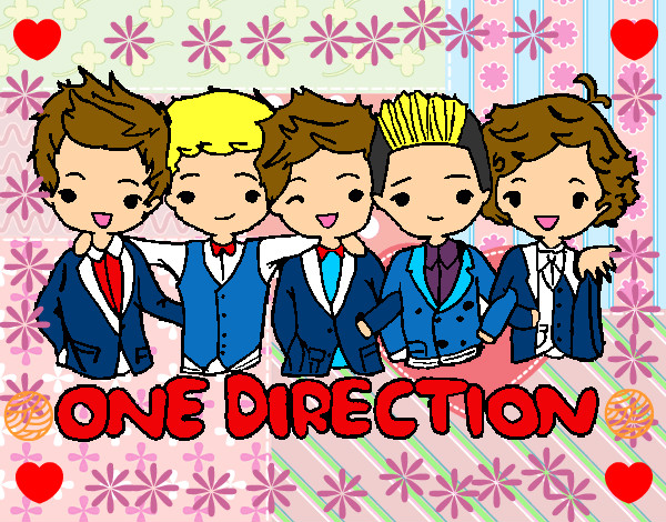 Dibujo One direction pintado por SellyHoran