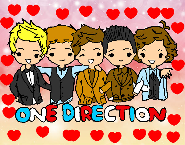 Dibujo One direction pintado por Yesaldi