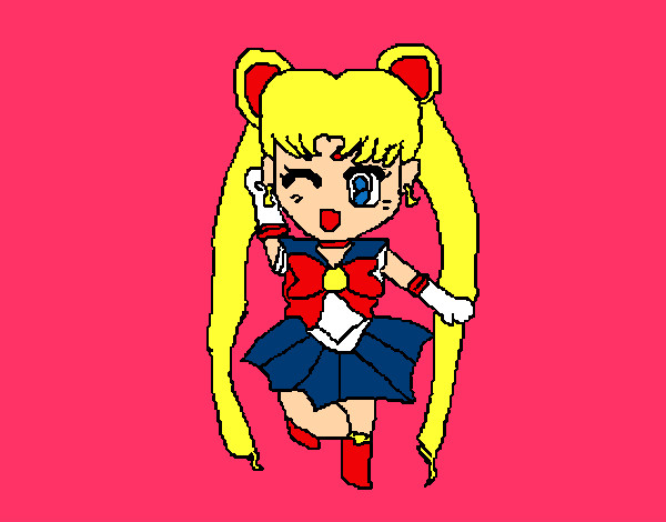 Dibujo Sailor Moon pintado por Zorg