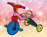 Dibujo Triciclo infantil pintado por ivanvargs