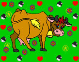 Dibujo Vaca 2 pintado por agusacosta