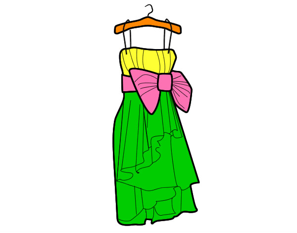 Dibujo Vestido de fiesta pintado por salomeb