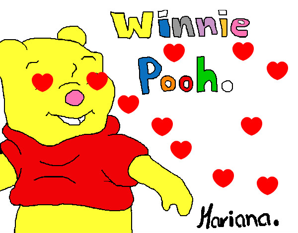 Dibujo Winnie Pooh pintado por valeriitta