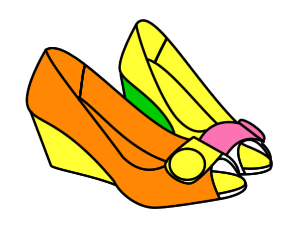 Dibujo Zapatos bonitos pintado por salomeb