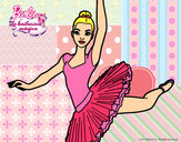 Dibujo Barbie en segundo arabesque pintado por Manus