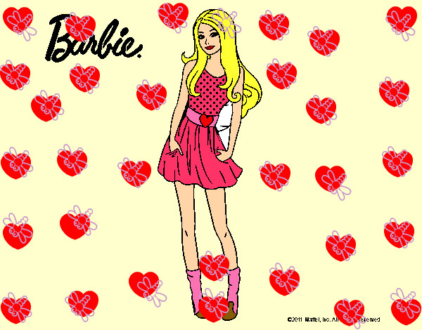 Dibujo Barbie veraniega pintado por Manus