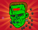 Dibujo Cara de Frankenstein pintado por ivan6