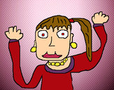 Dibujo Chica monstruo pintado por Zorg