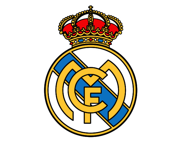 Dibujo Escudo del Real Madrid C.F. pintado por iker17