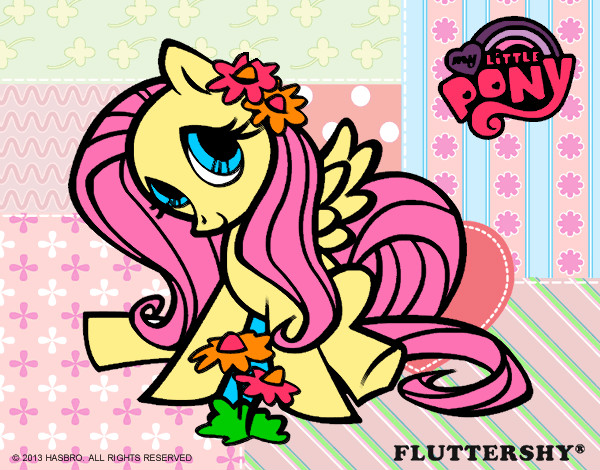 Dibujo Fluttershy pintado por anyela1234