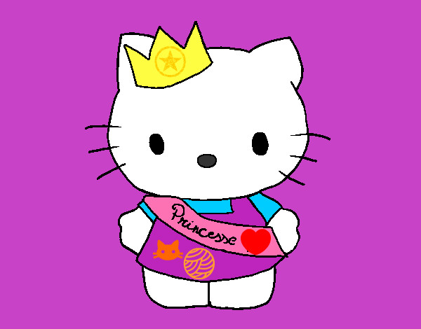 Dibujo Kitty princesa pintado por rox_rusher