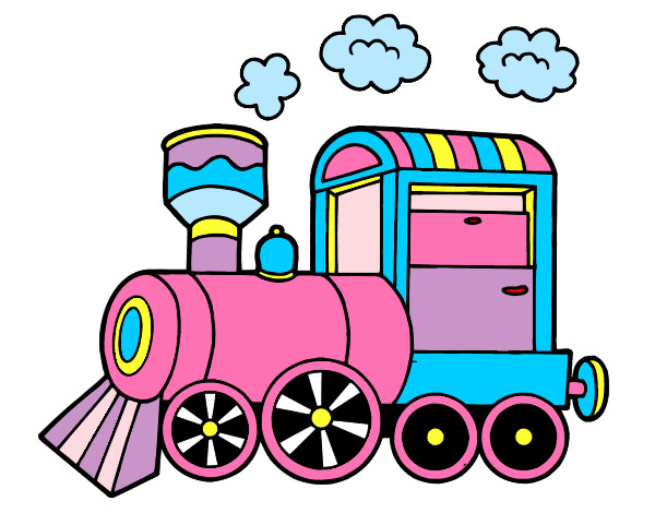 Dibujo Locomotora de vapor pintado por bugi