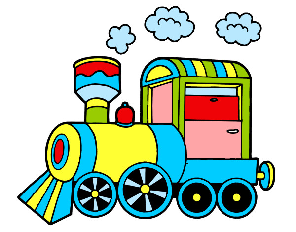 Dibujo Locomotora de vapor pintado por bugi