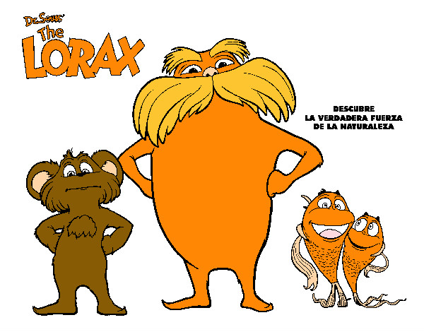 Dibujo Lorax y sus amigos pintado por isaiaz