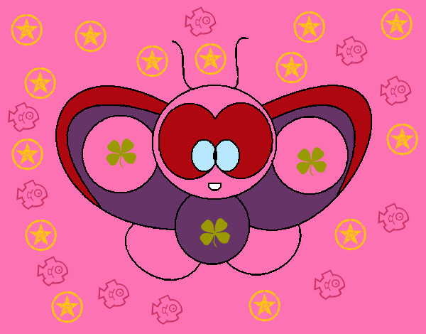 mariposa alegre
