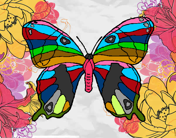 Dibujo Mariposa silvestre pintado por kittylove