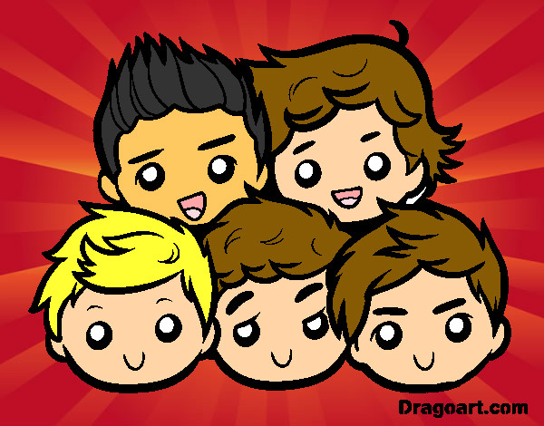 Dibujo One Direction 2 pintado por Miri1D