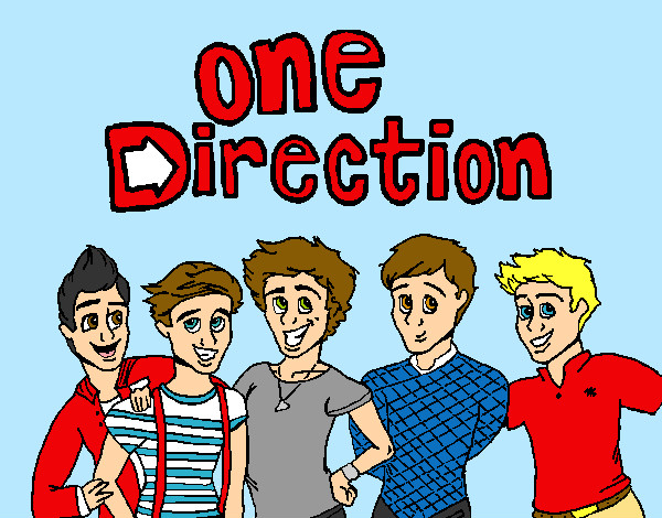 Dibujo One Direction 3 pintado por Miri1D
