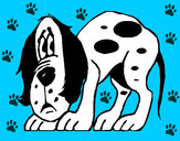 Dibujo Perro asustado pintado por noemisol9