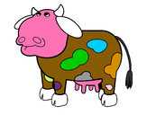 Dibujo Vaca pensativa pintado por JosueFigue