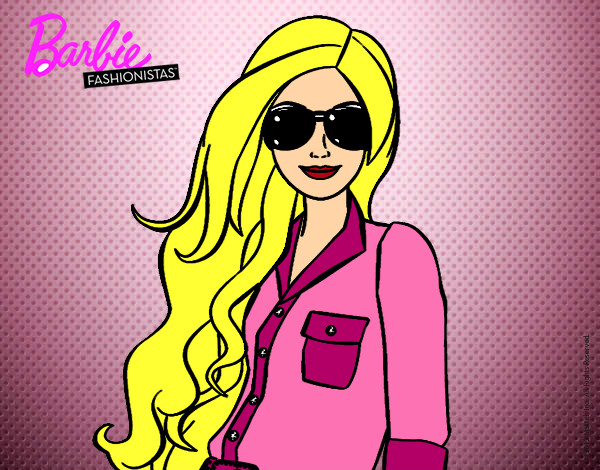 Dibujo Barbie con gafas de sol pintado por BIANCA10