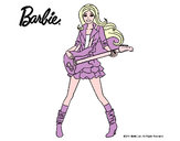Dibujo Barbie guitarrista pintado por yoiner