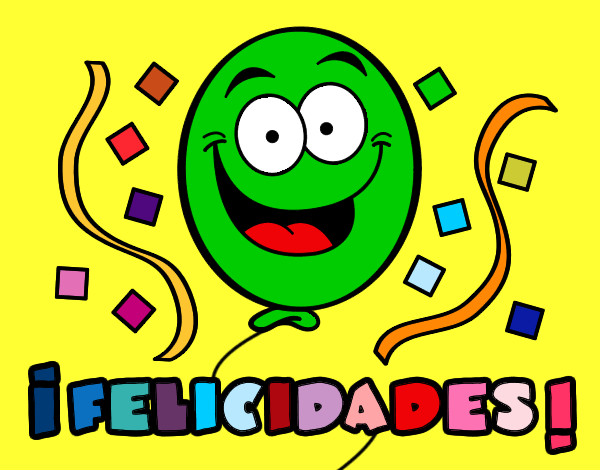 Dibujo Felicidades pintado por girlslinda