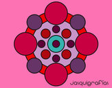 Dibujo Mandala con redondas pintado por BIANCA10