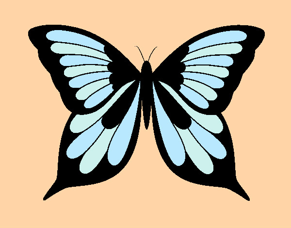 Dibujo Mariposa 8 pintado por gauna