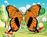 Dibujo Mariposa silvestre pintado por Lietor