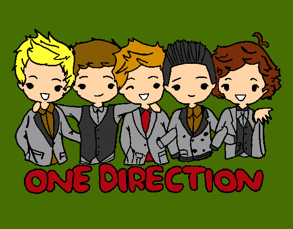 Dibujo One direction pintado por 1DLARRY