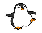 Dibujo Pingüino bailando pintado por marilynlo