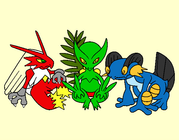 Dibujo Pokémons pintado por lucario03