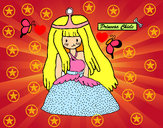 Dibujo Princesa chicle pintado por ana4