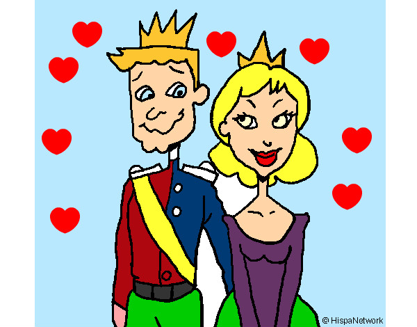 Dibujo Príncipe y princesa pintado por AKATHERINE