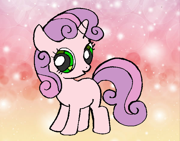 Dibujo Sweetie belle pintado por _emooro_